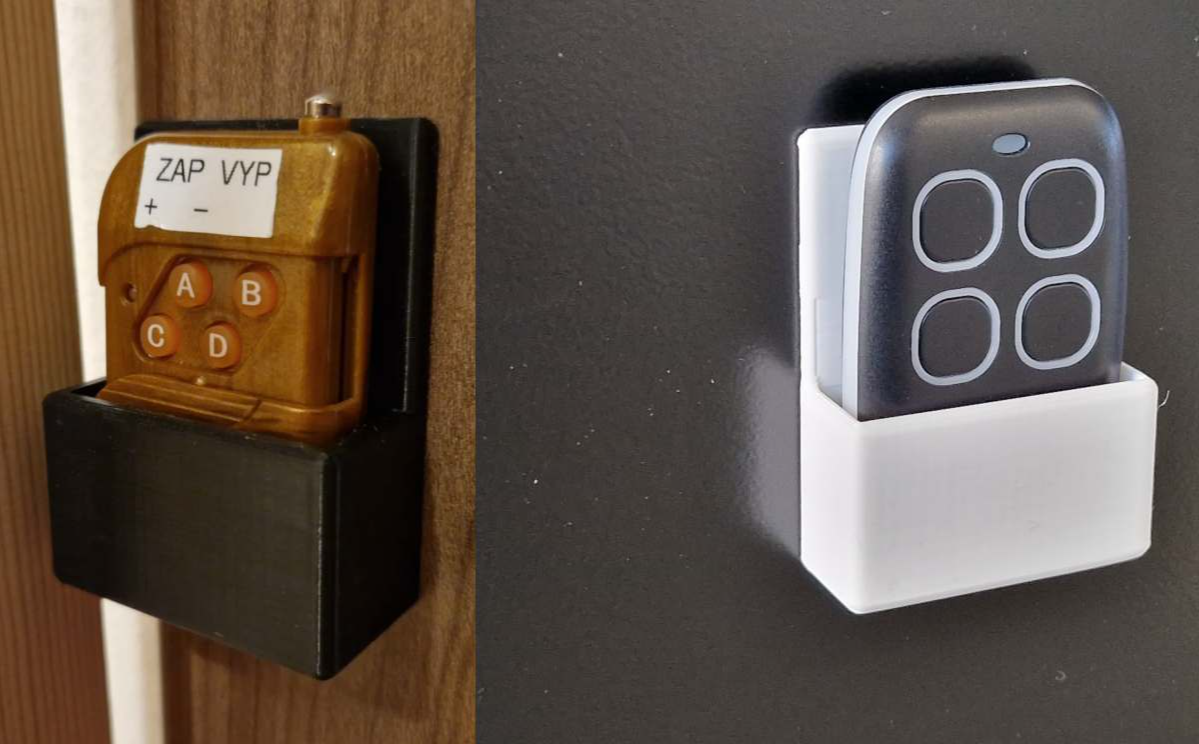 garage remote control holder