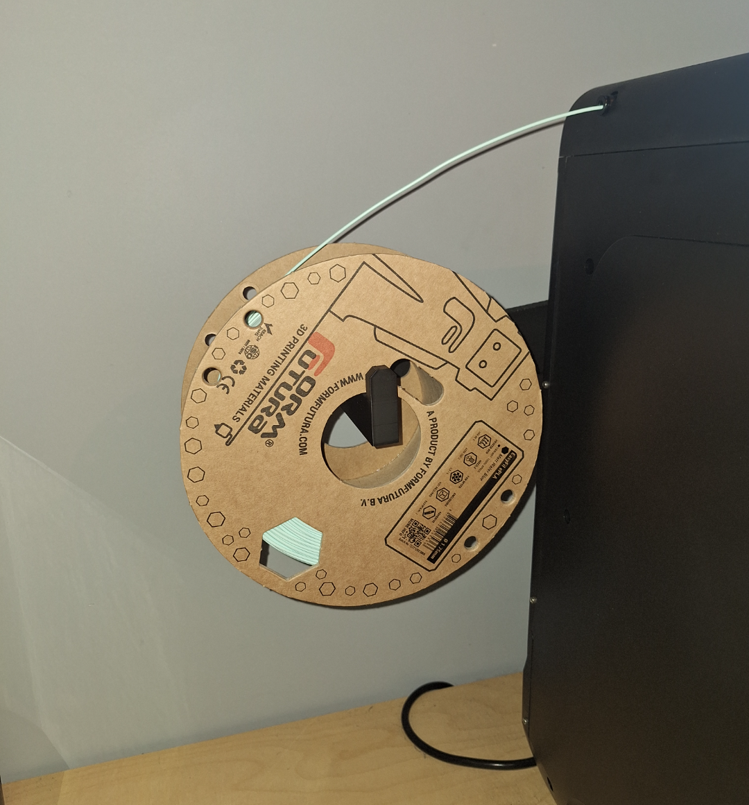 qidi q1 pro rev2 & rev 3 spool holder with ptfe