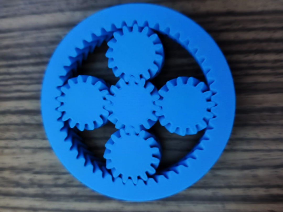 Planetary Gear spinner fidget (print in place)