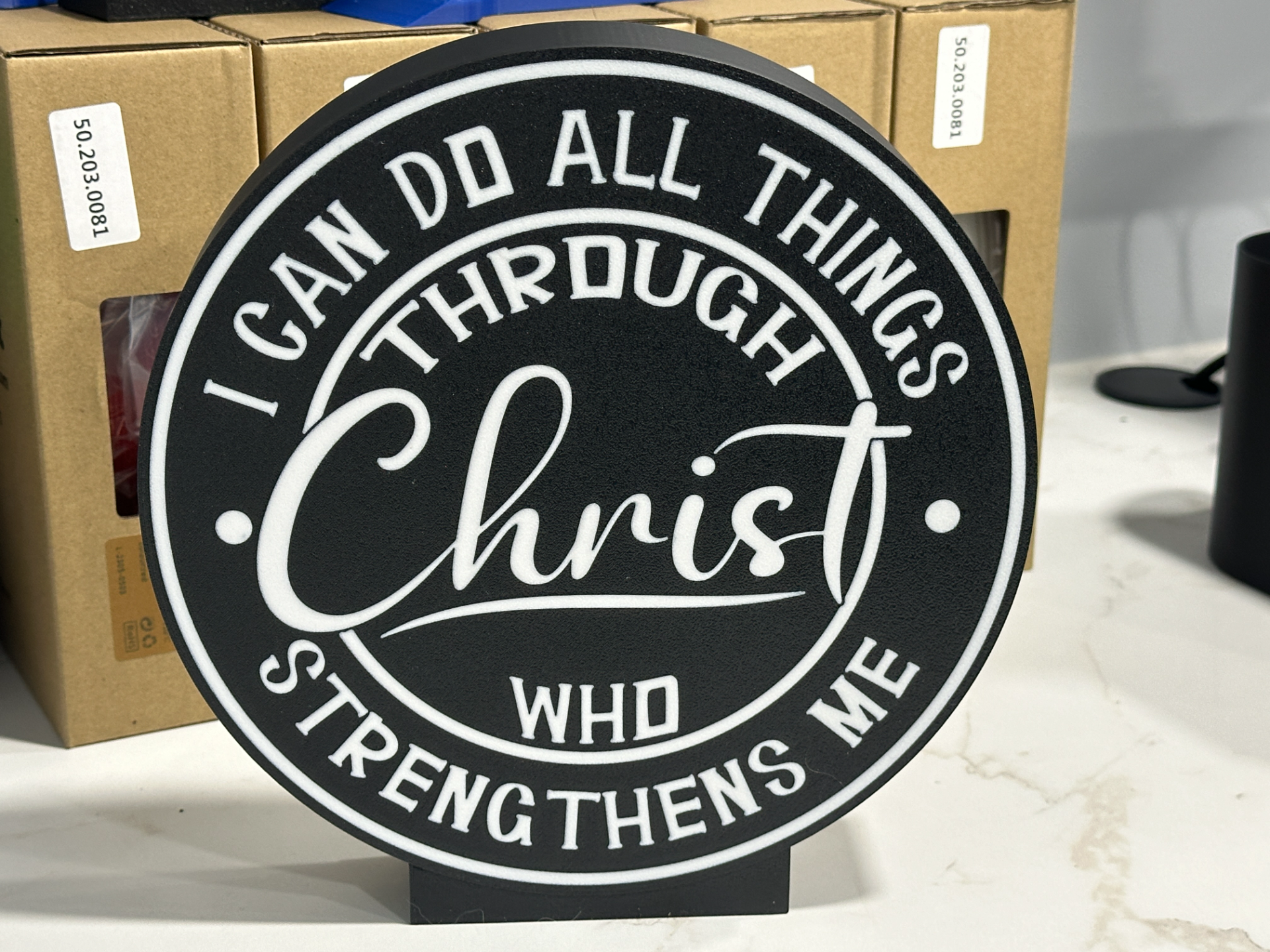I can do all things through Christ who strengthens me - Lightbox