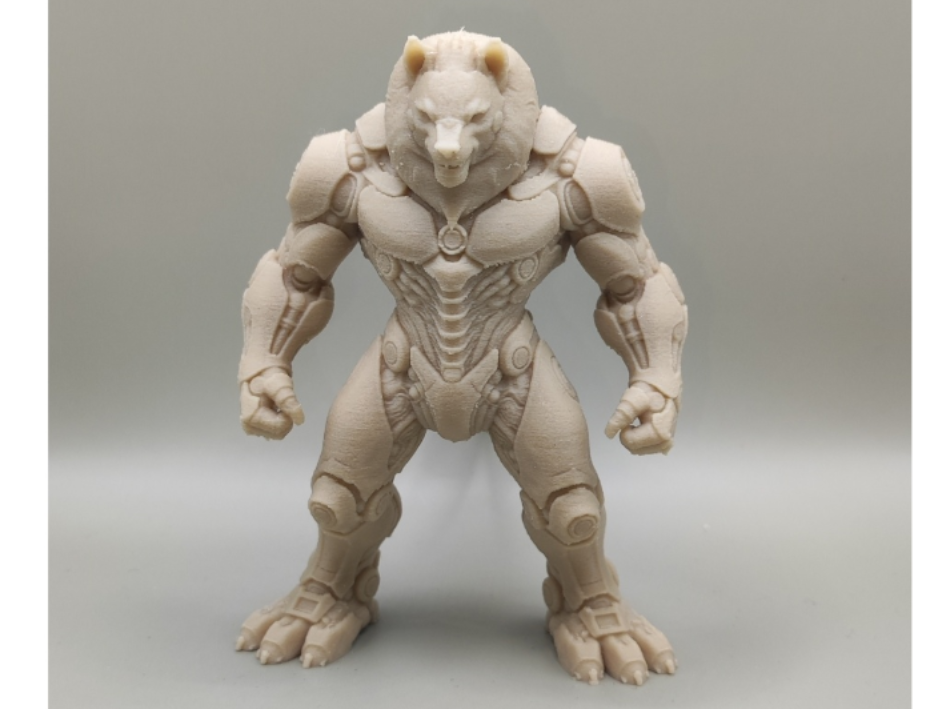 Wolf Cyber ​​Beasts Sci-Fi Animals figurine