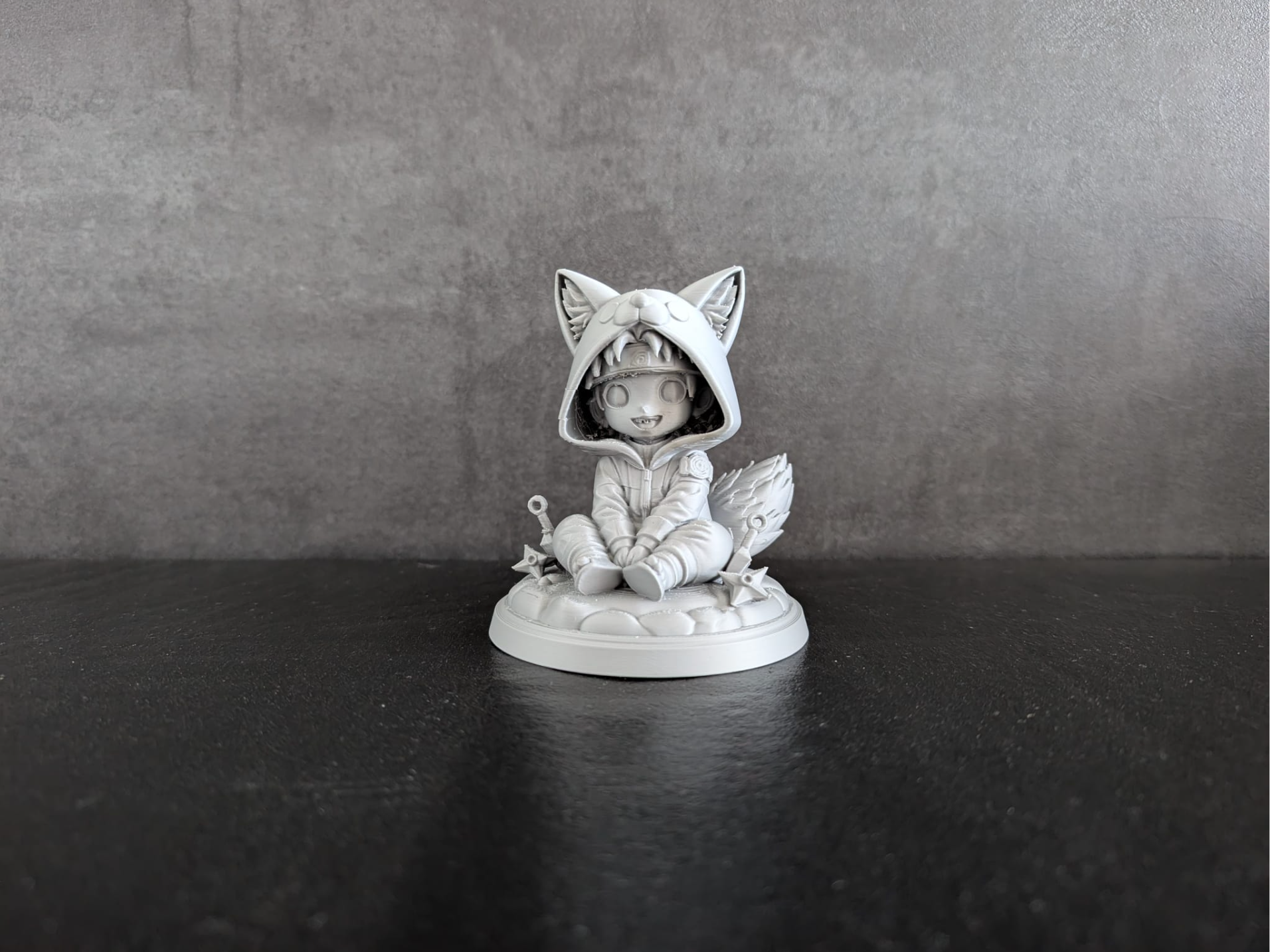 Chibi naruto with onsie fox