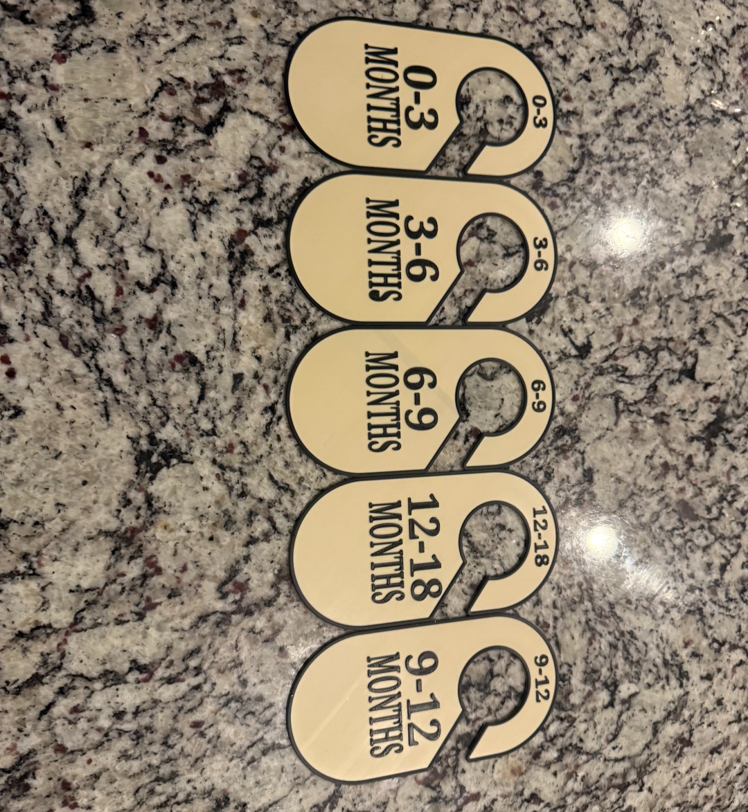 Baby Clothes ID Tag