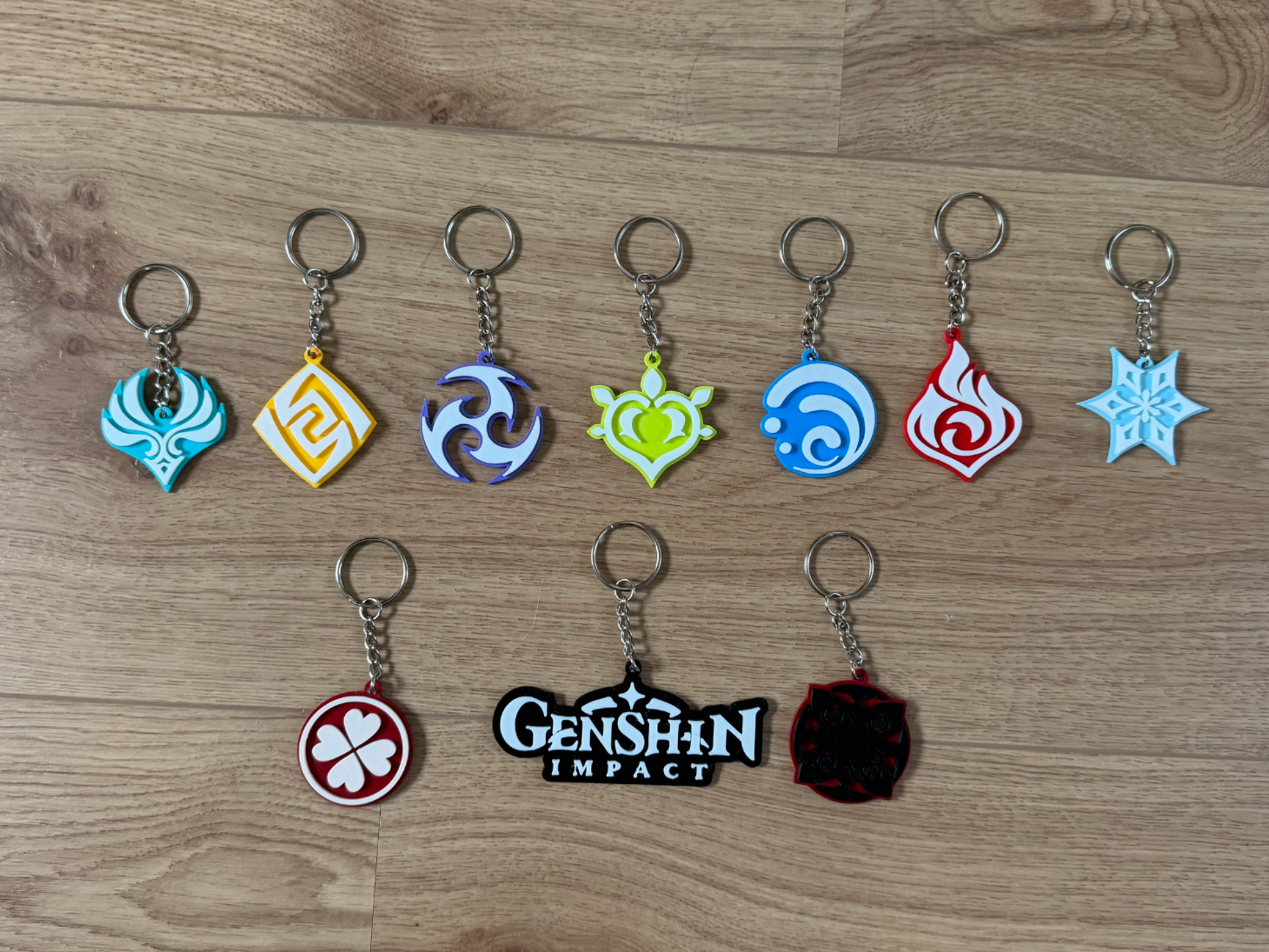 Genshin Impact Key Chain Collection