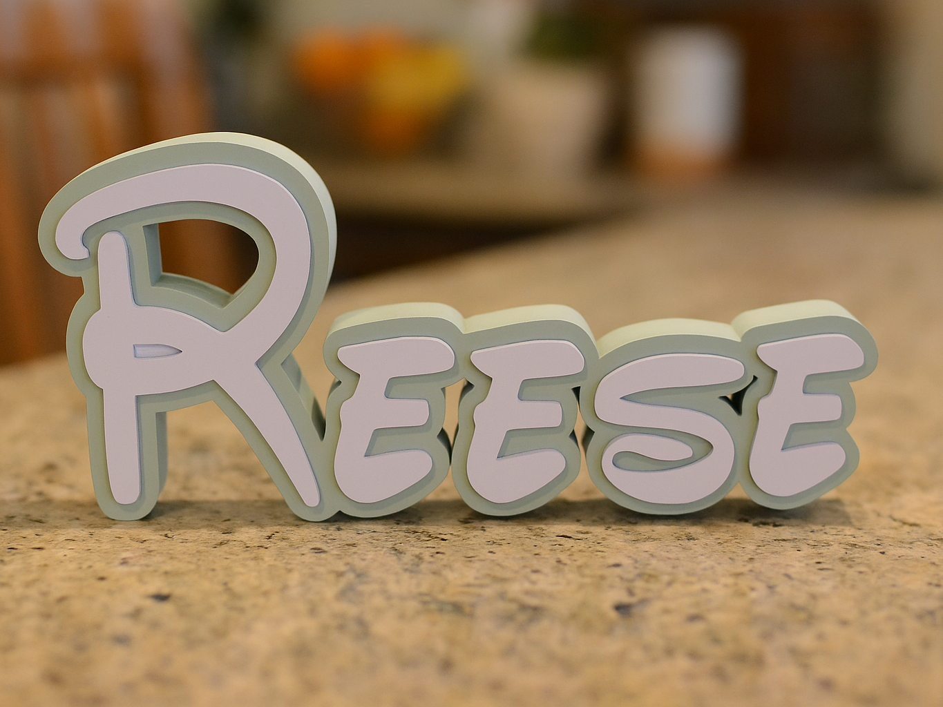 Disney Name Sign Reese Kid Room Wall Decor Tag
