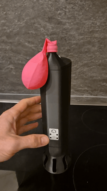 Handstaubsauger und Pumpe für Luftballons