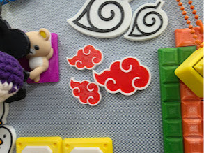 Akatsuki symbol magnet (6x3, 10x2)