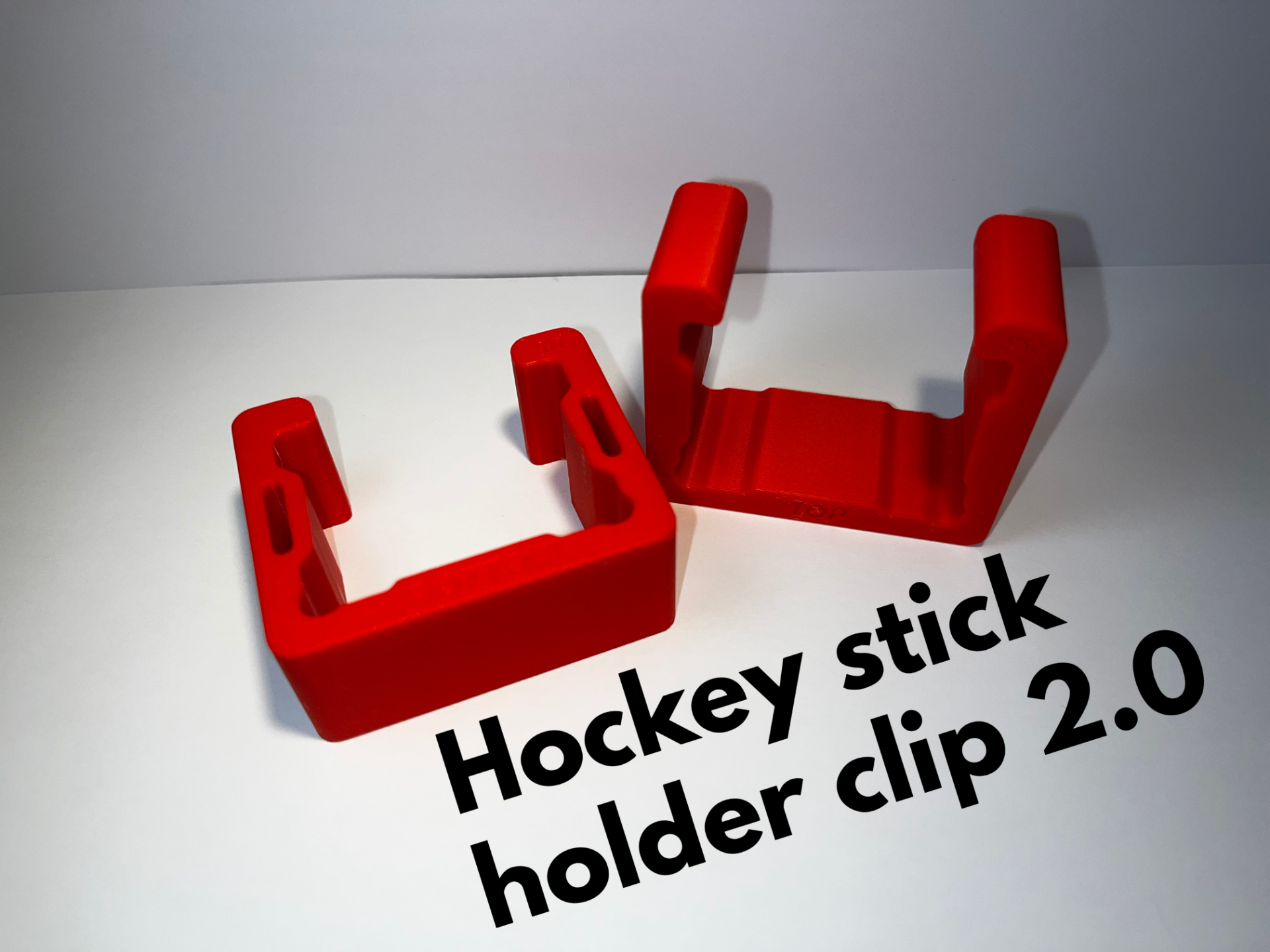 Hockey stick holder clips for travelling