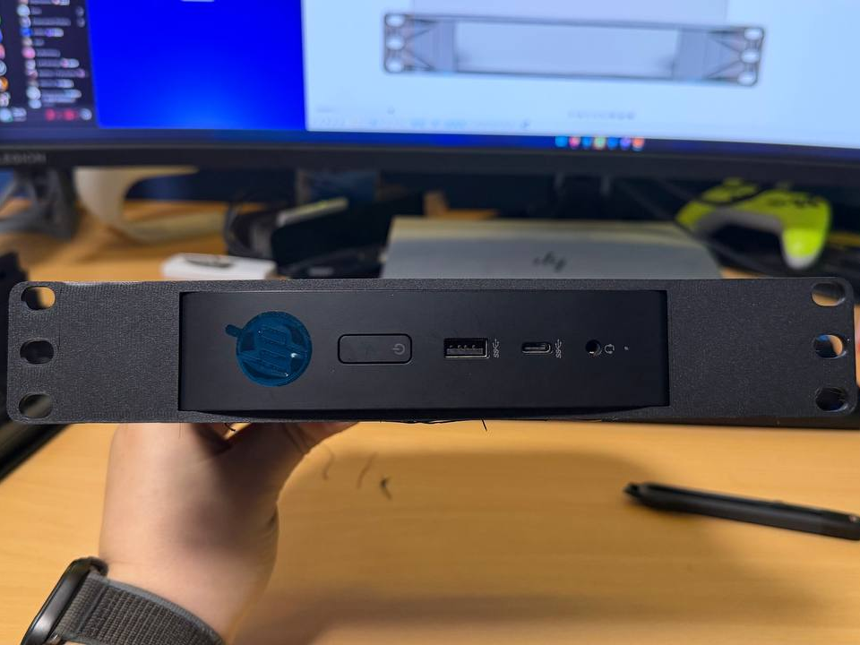 Lab Rax 1U HP T530 Thin Client mount
