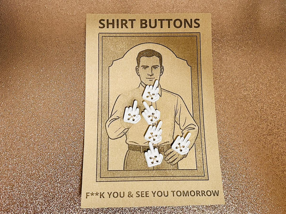Shirt buttons