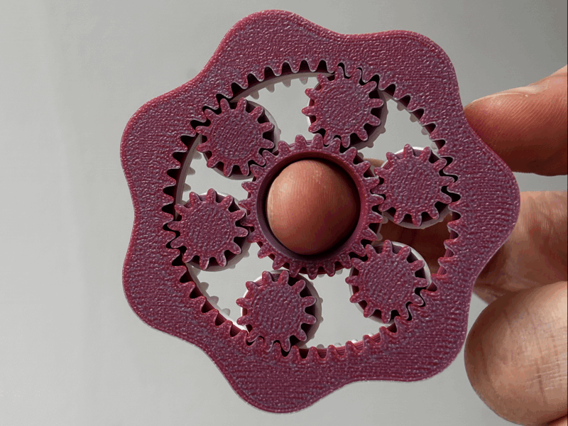 Planetary Gear Fidget Spinner - Stress Reliever