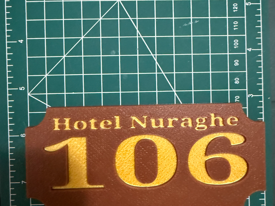 PLA  nameplate