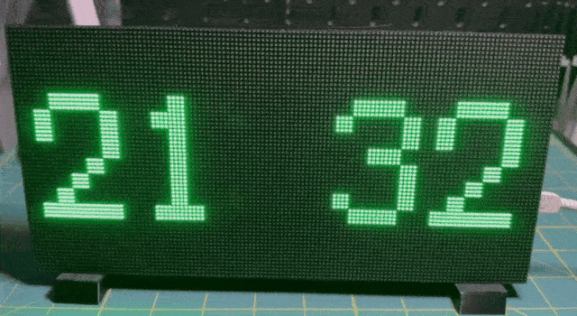 RGB Matrix Clock / Dashboard