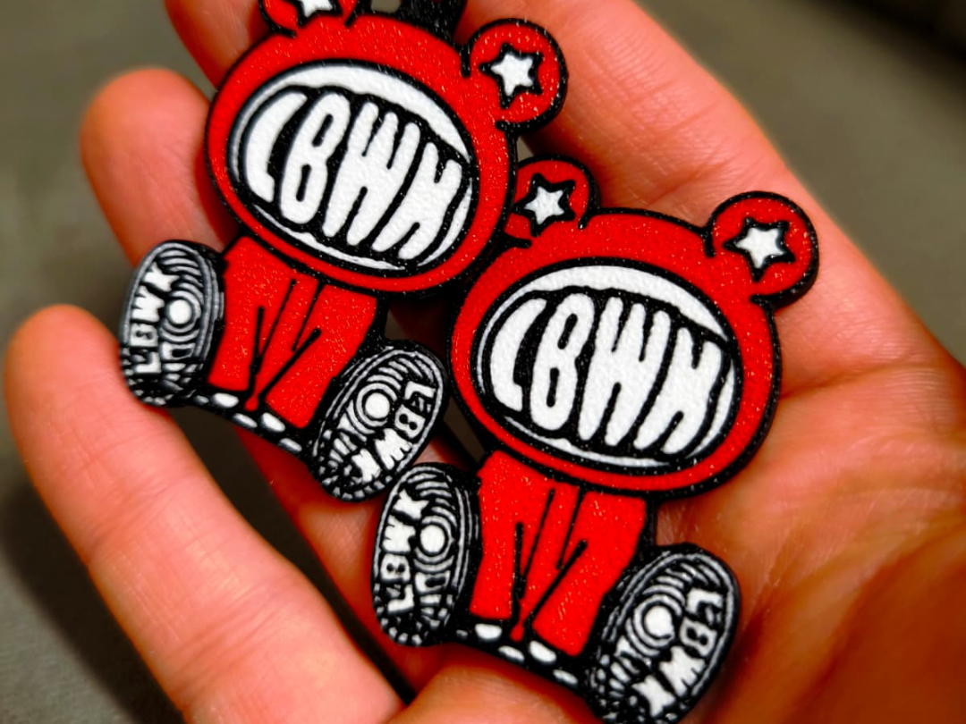 Kuma LBWK JDM keychain and magnet