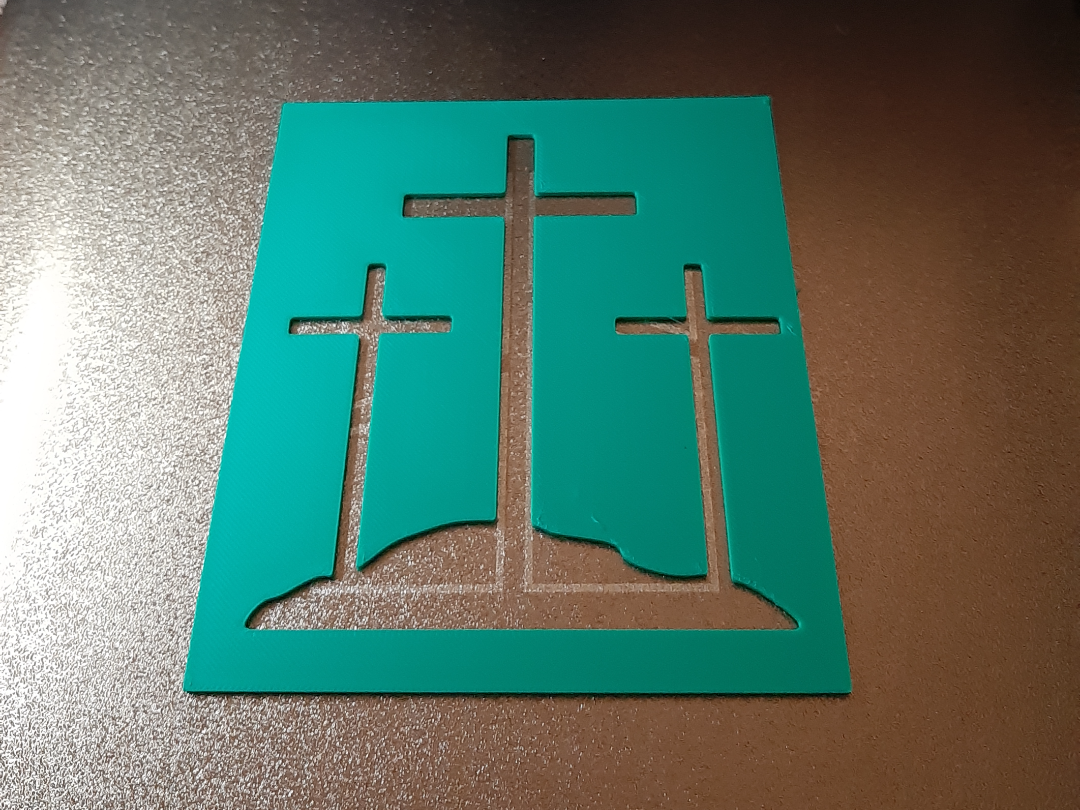 3 Crosses Stencil