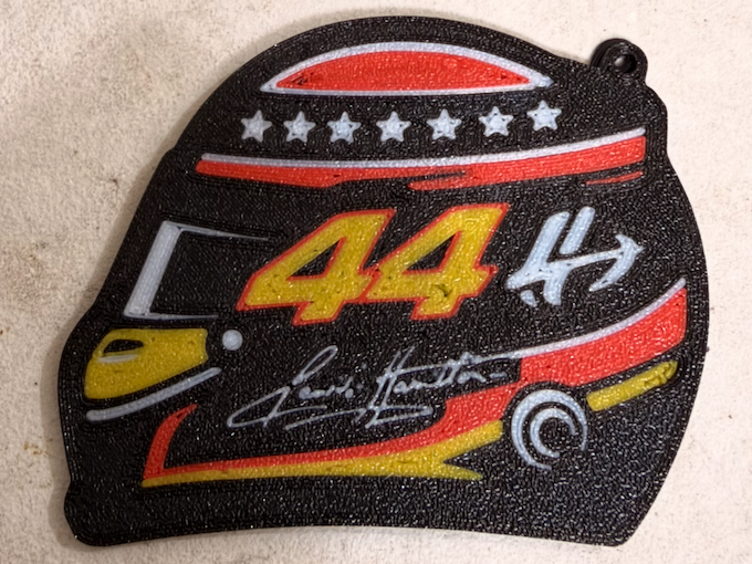 Lewis Hamilton Helmet Keychain