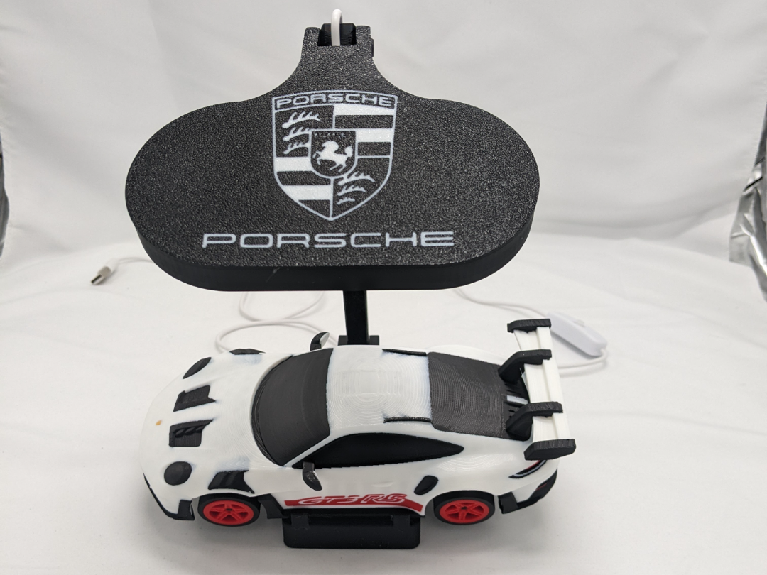 1/24 Scale Car Display / Desk Lamp - Porsche