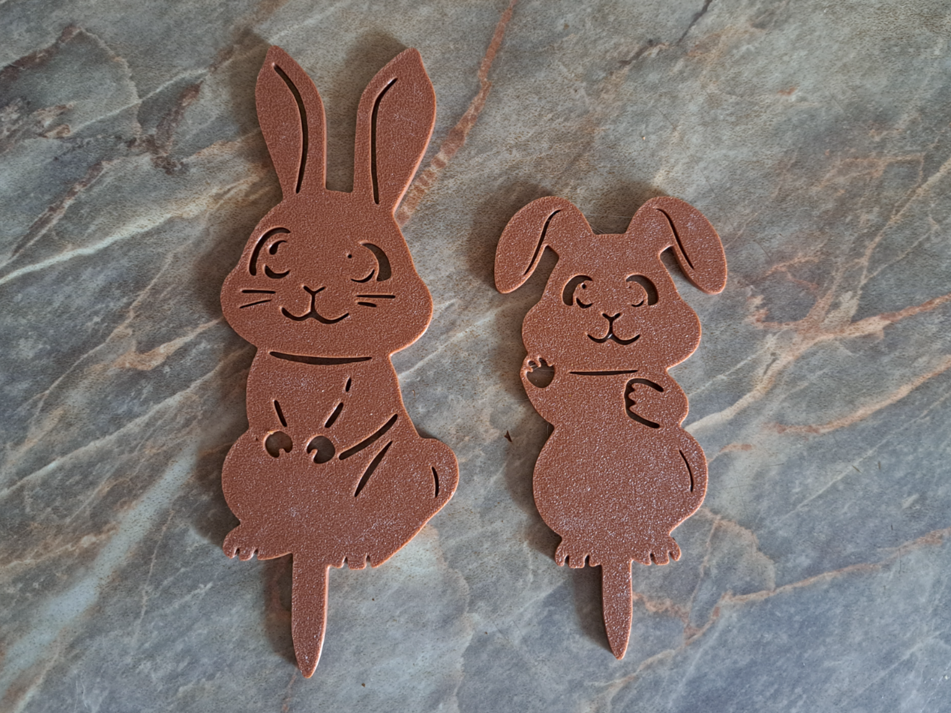 Easter Bunny (set of 2) - cutout