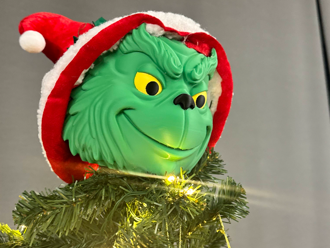 Grinch tree-topper