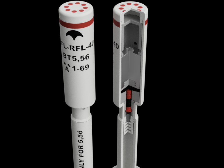 PFL / RFL-40 Rifle Grenade 1:1 Scale Training Aid
