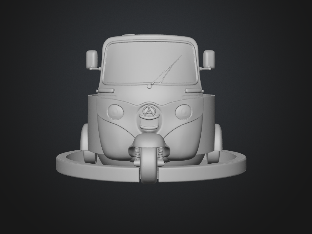 TukTuk Coffee Coaster (Auto Rickshaw)