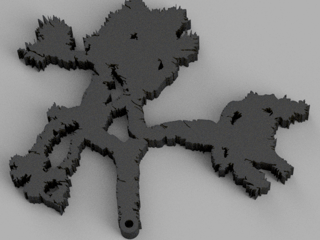 Joshua tree Keychain