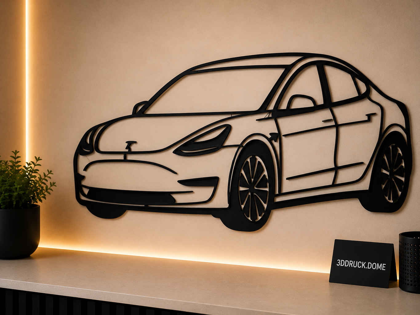 Tesla Model 3 Silhouette