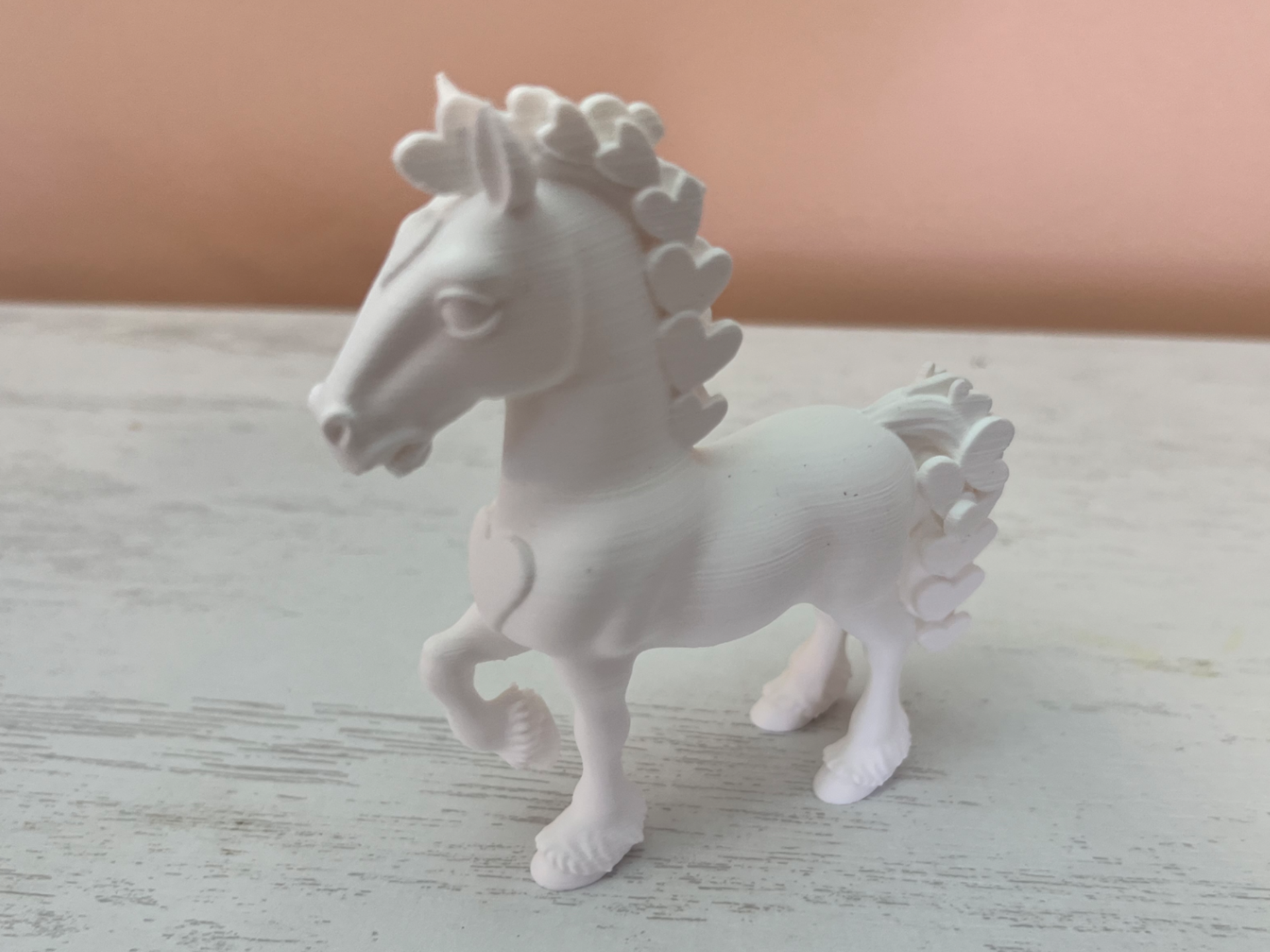 A Horse with a Heart Mane