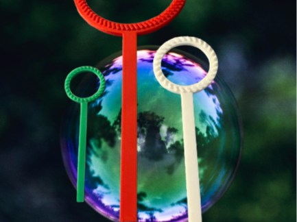 Customizable Bubble wand maker