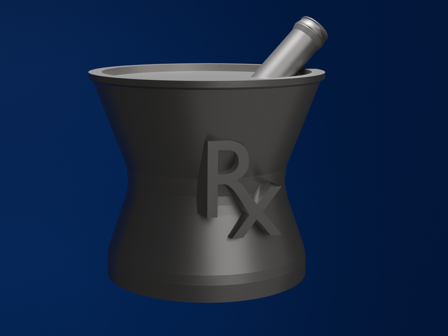 Pharmacy mortar and pestle