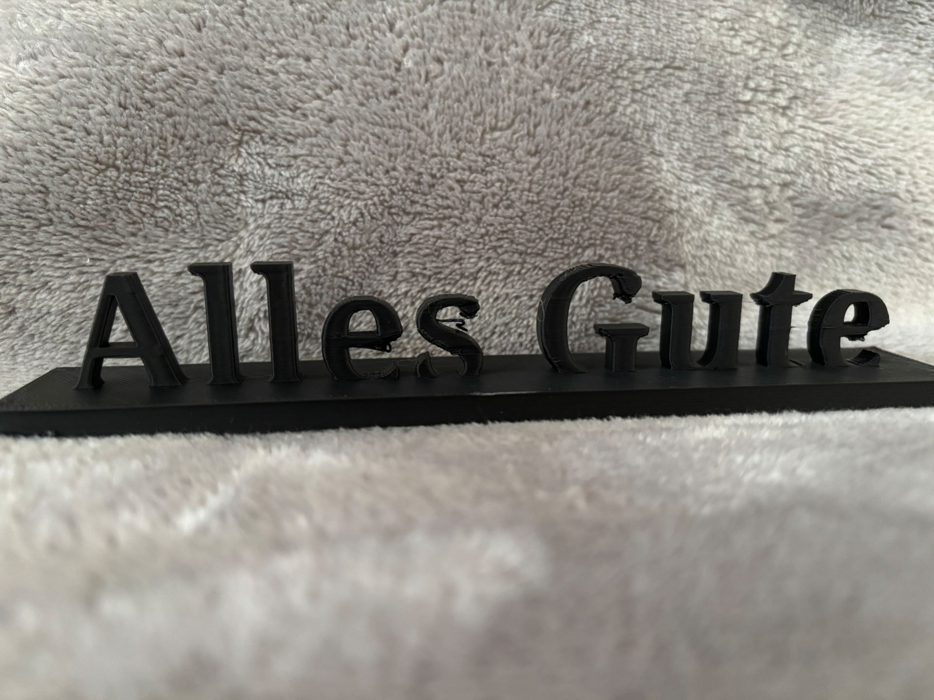 Schriftzug Alles Gute
