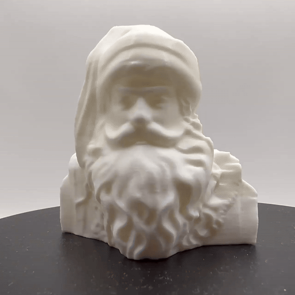 Santa Claus 3D Statue