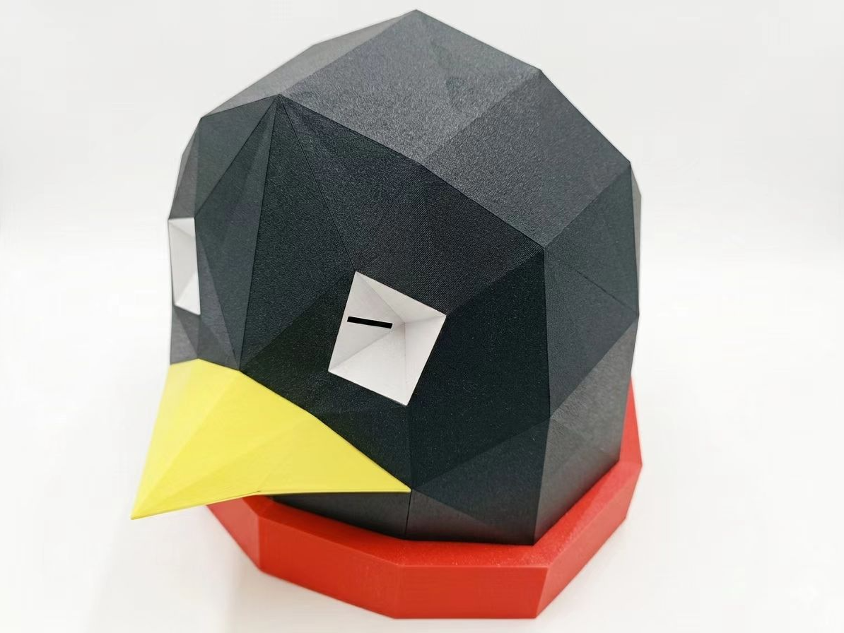 Low-poly 风格企鹅头套(无需AMS)