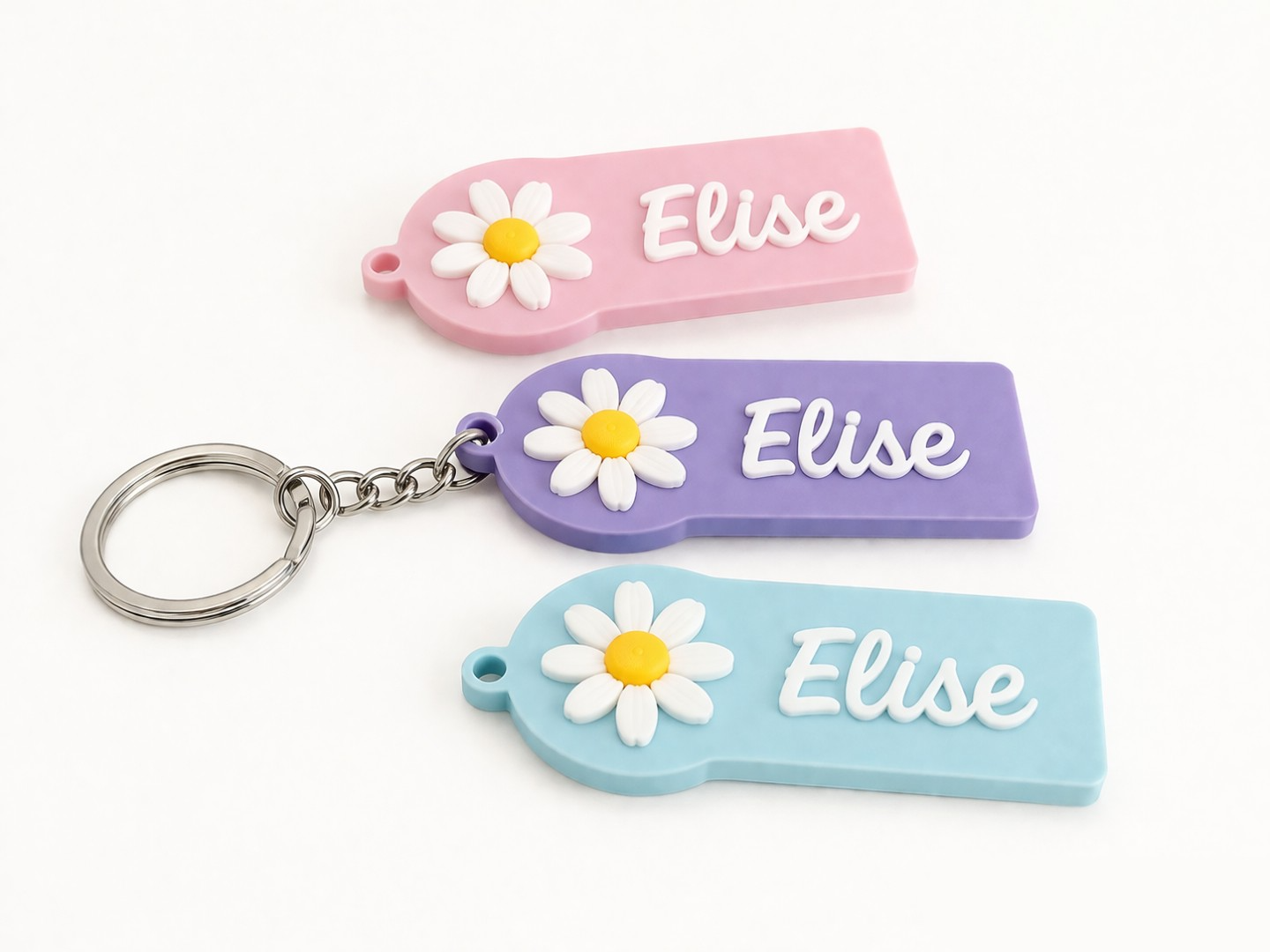 Customizable Daisty Name Tag