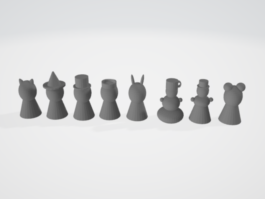 Custom 3D-Printed Game Pieces for Board Games
