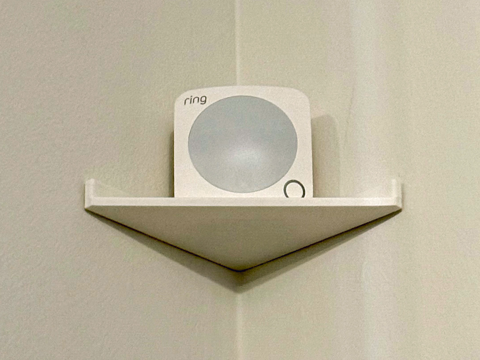 Ring Motion Detector Corner Shelf
