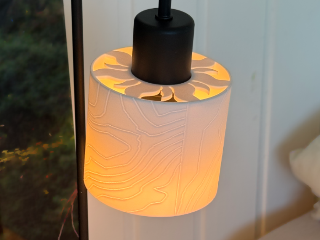 Topographic Lampshade TVÄRHAND