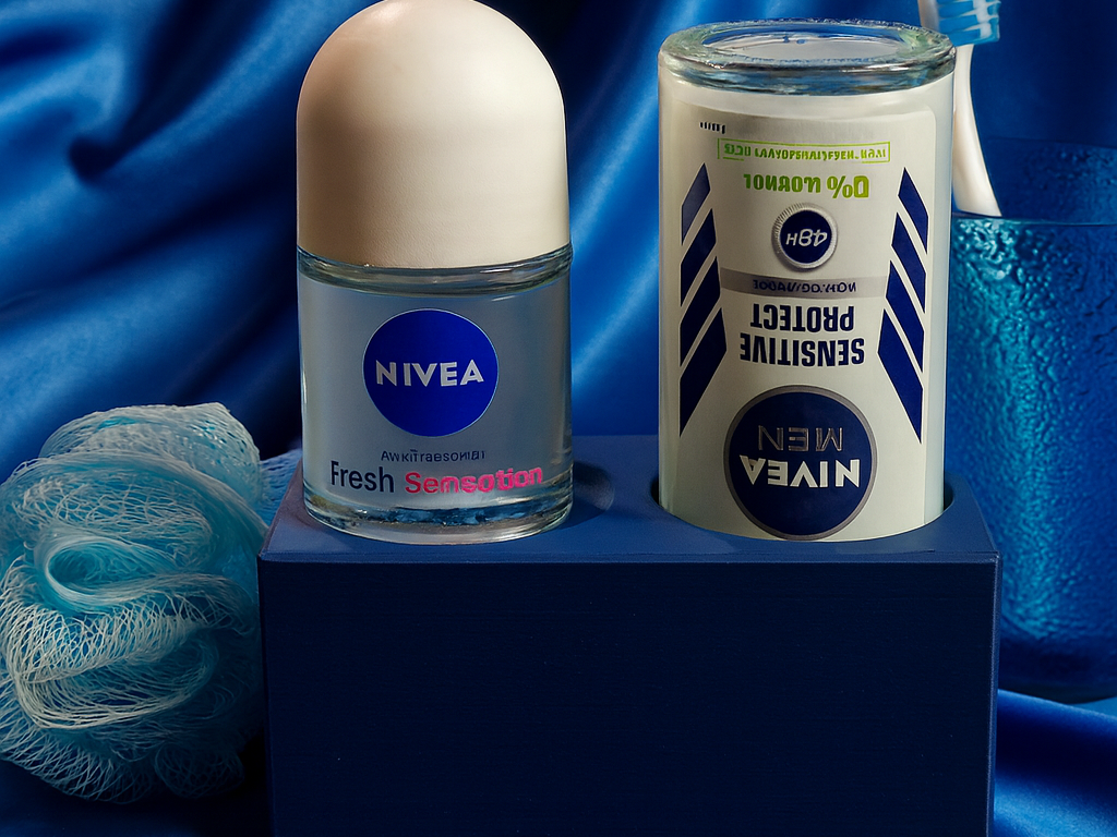 Nivea Deoroller Halterung für zwei Nivea Deoroller