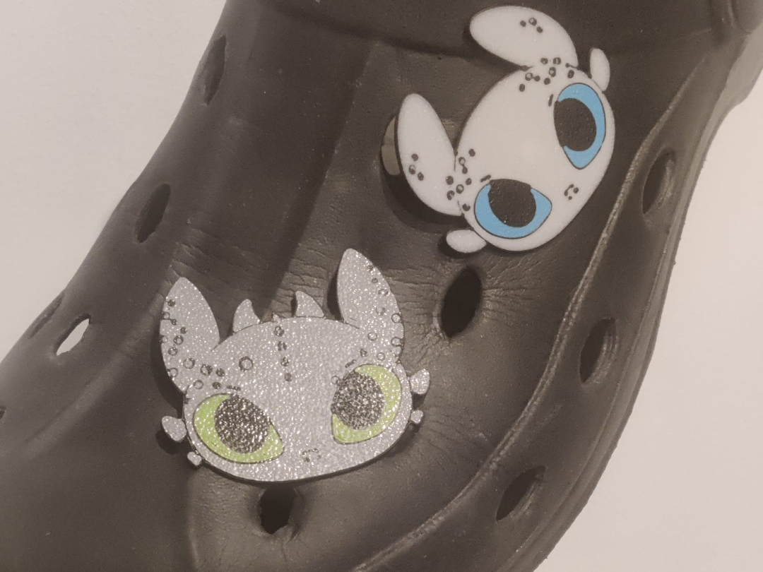 toothless crocs  charm