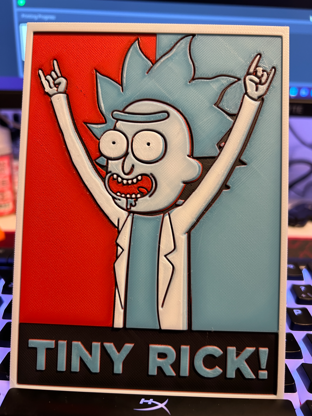 Tiny Rick - Hueforge