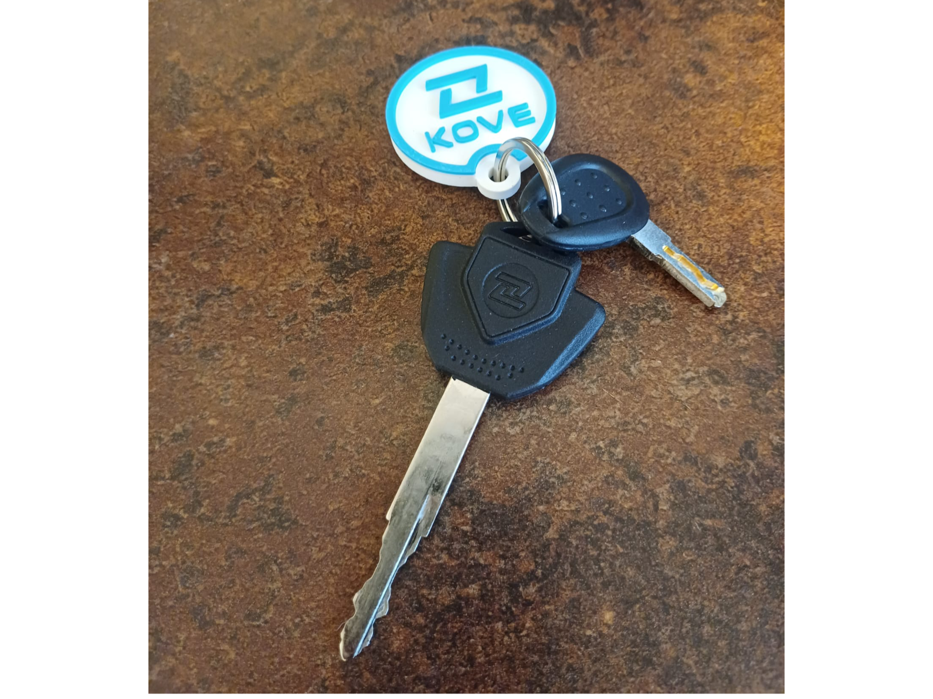 Kove motorcycle keychain