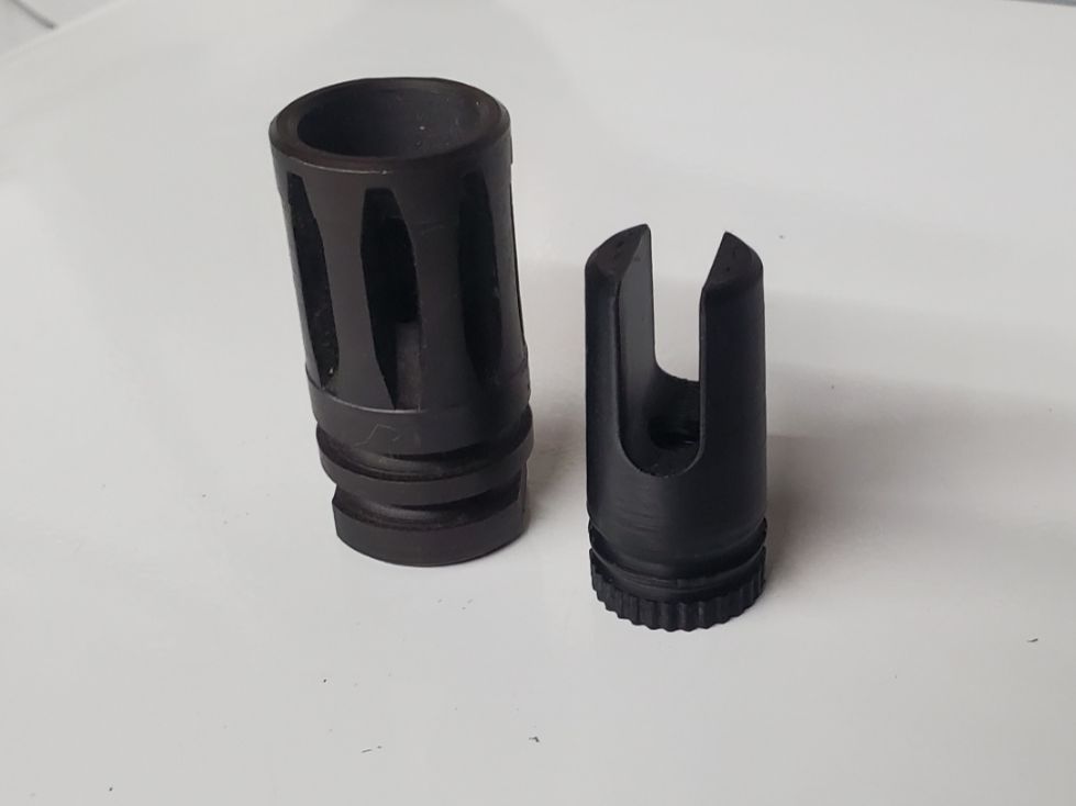 1/2x28 Thread Mini Ducktail muzzle cap for airsoft
