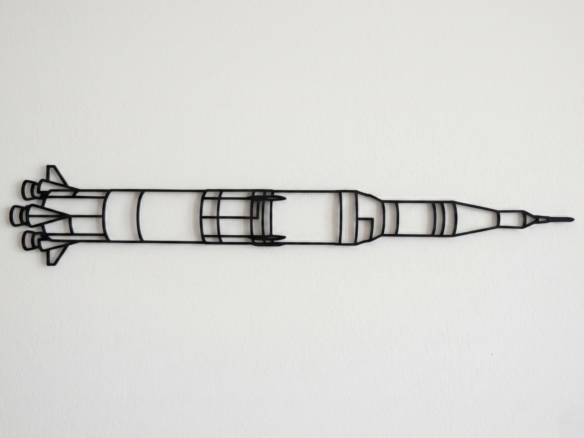 NASA Saturn V Rocket Wall Art