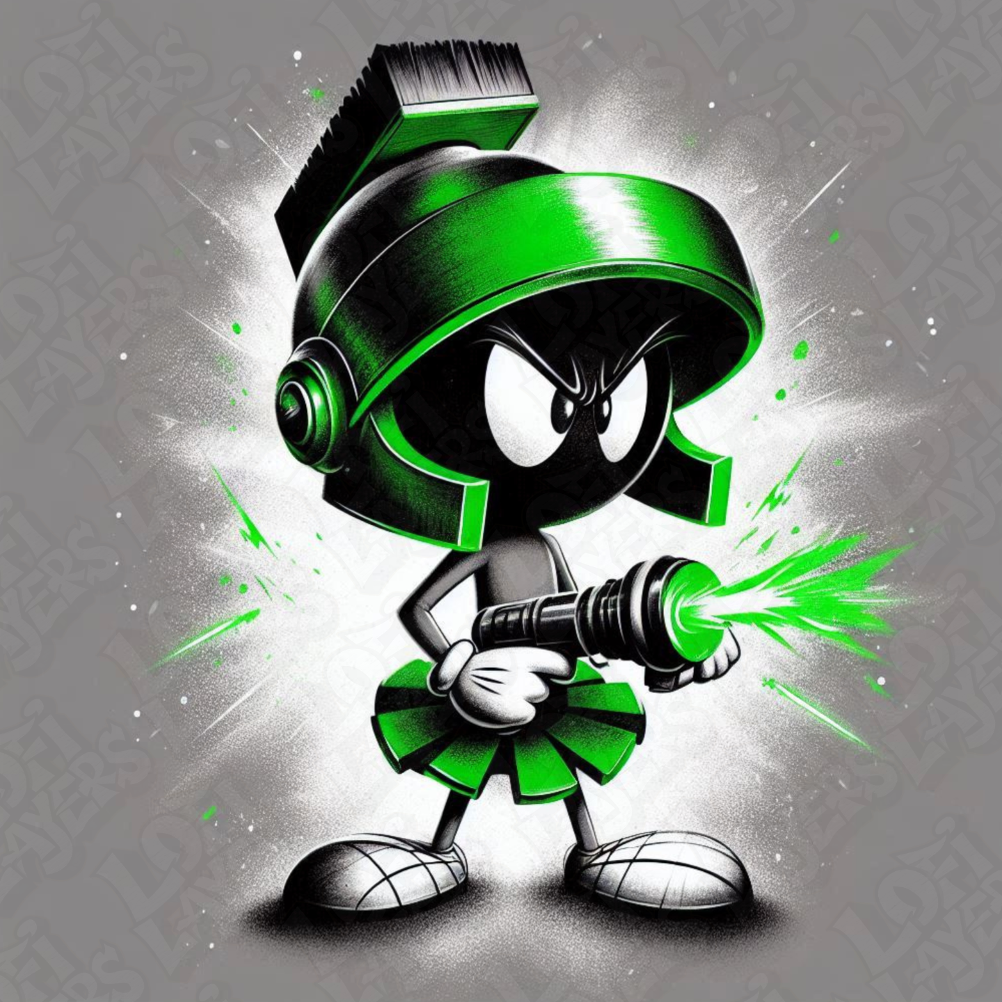 Marvin the Martian Hueforge
