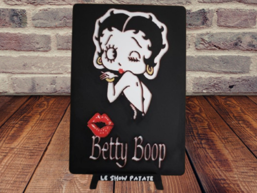 Plaque Betty Boop Hueforge