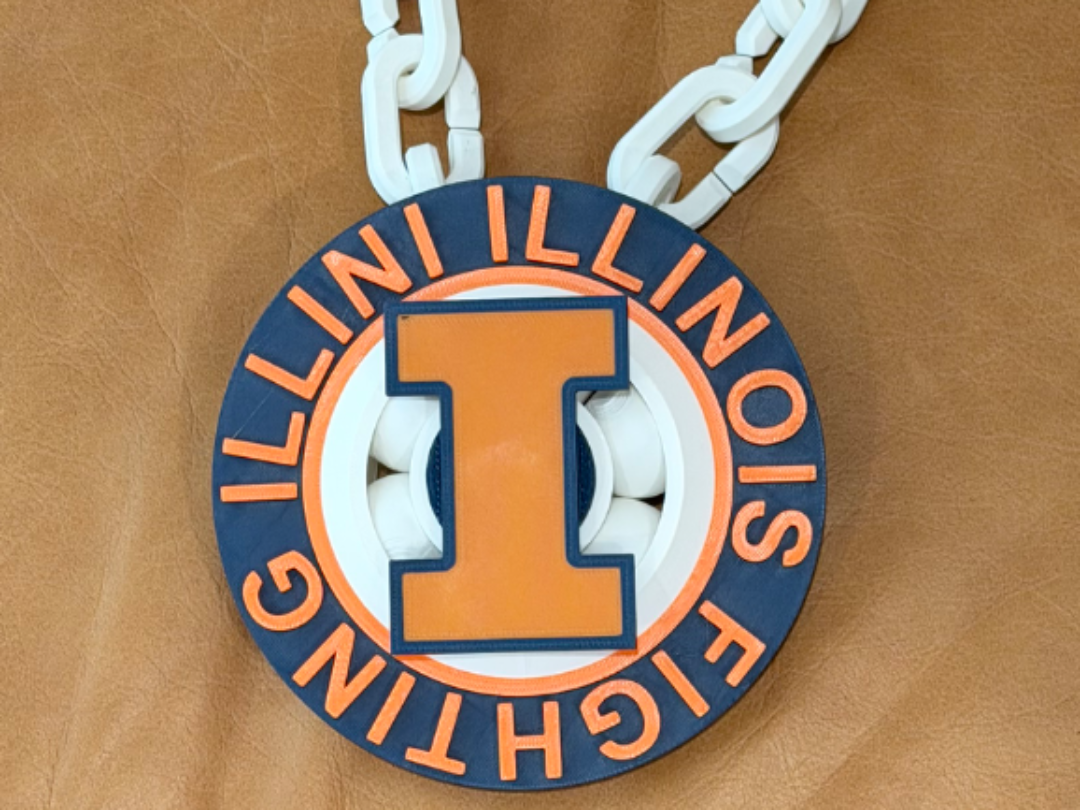 Illinois Fighting Illini Spinner Chain