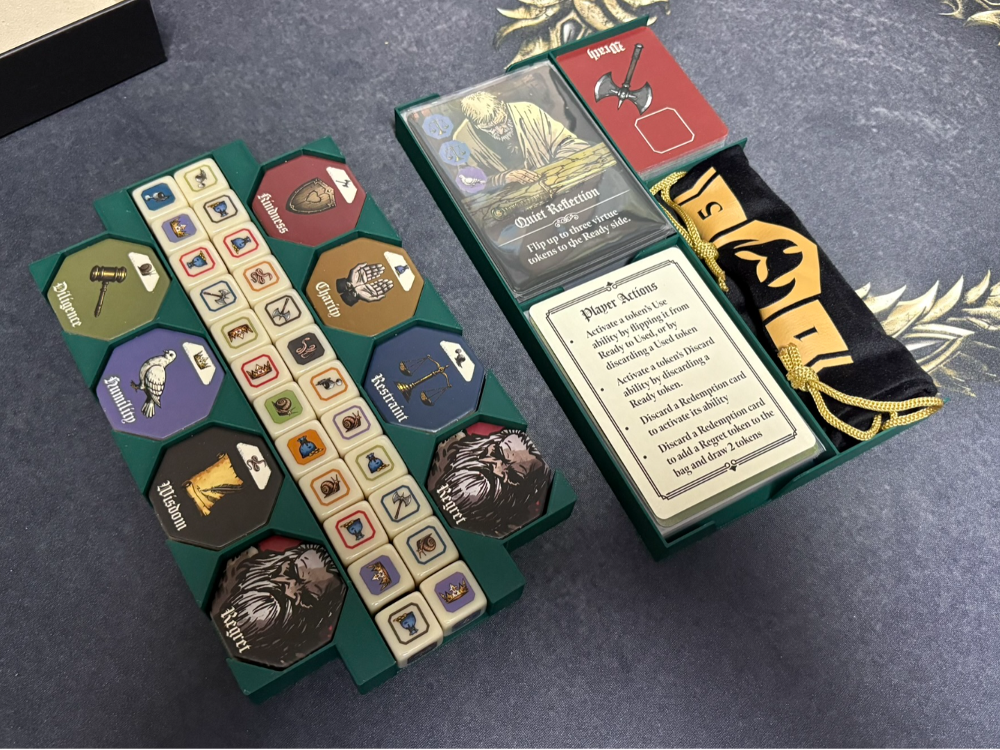 Shred of Redemption Board game organizer