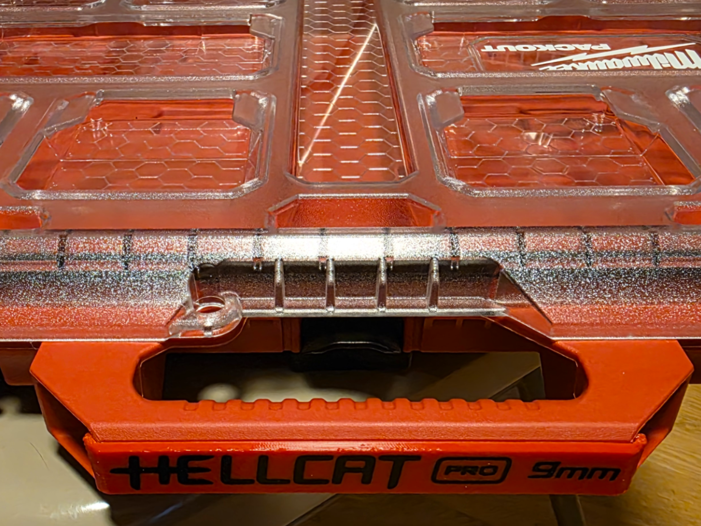 Hellcat label for Milwaukee Low Profile Packout