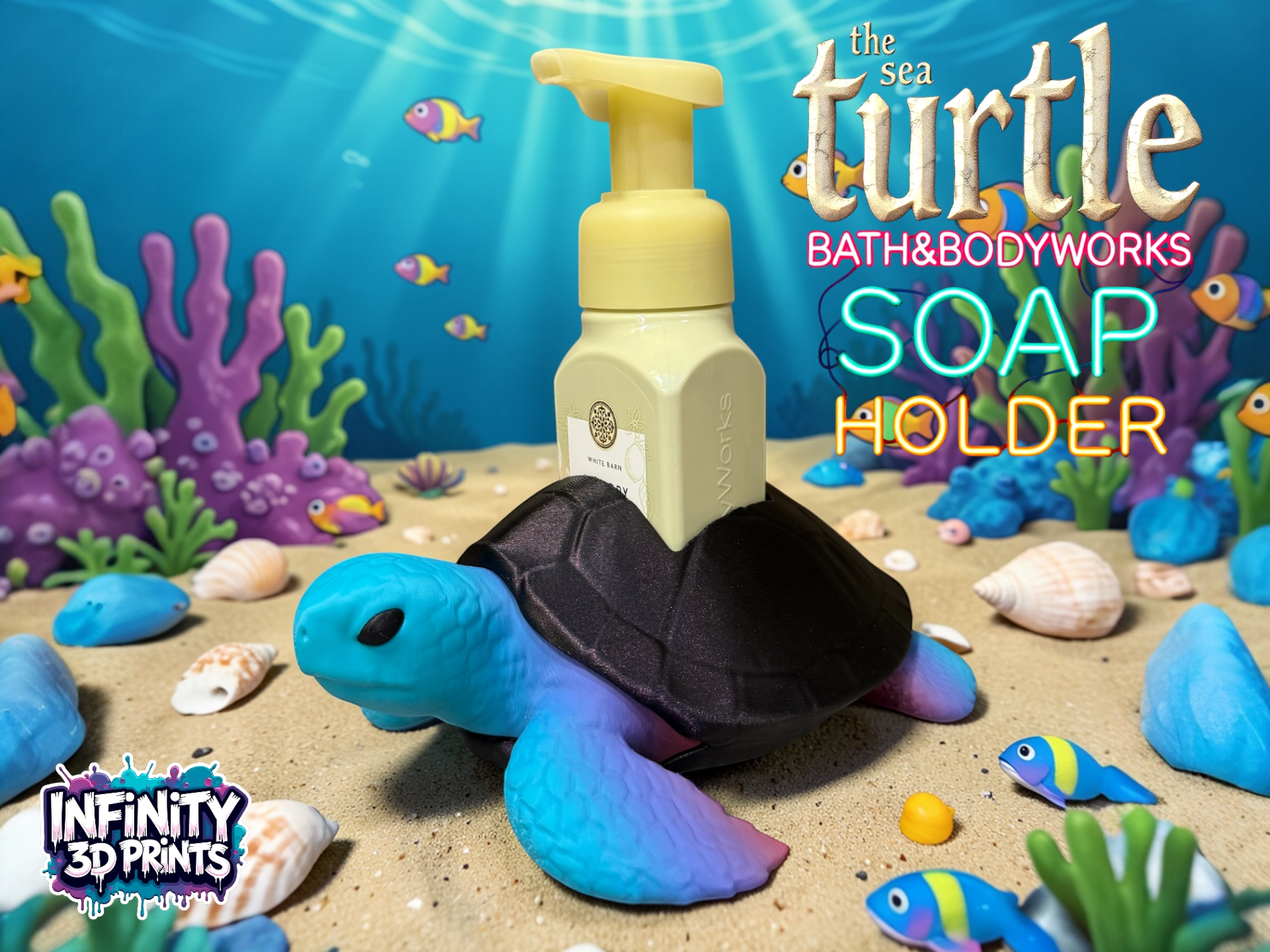 MULTIPART/AMS-THE SEA TURTLE-BBW SOAP HOLDER