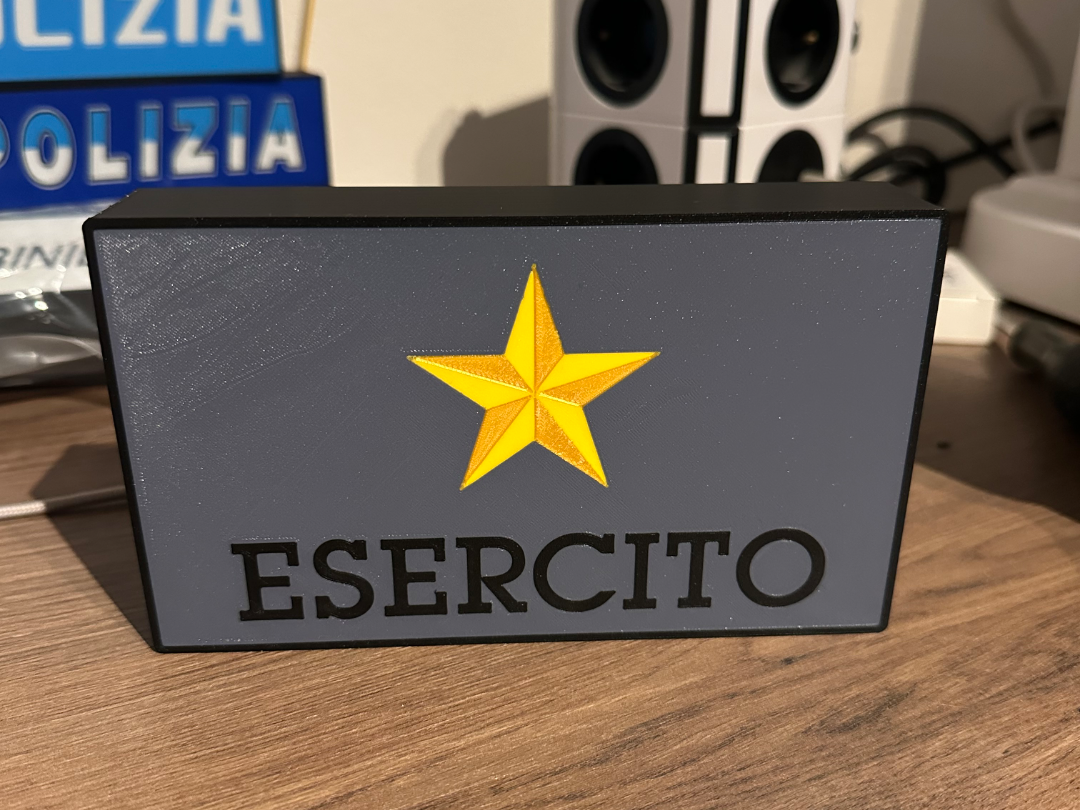 Insegna Luminosa Esercito